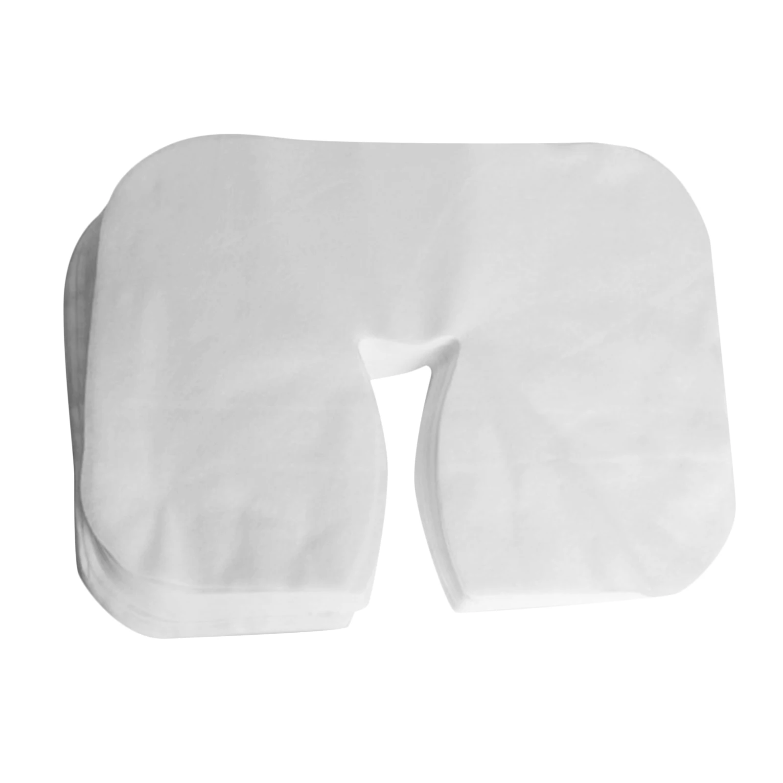 

100 Pcs Disposable Massage Table Face Rest Cushion Cover Headrest Cradle Sheets