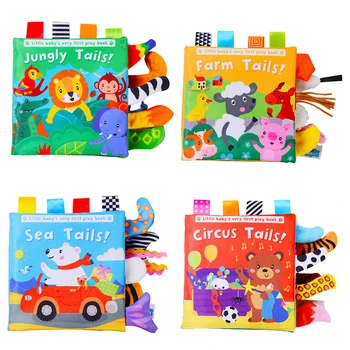 Animal Tail Cloth Baby Book 1