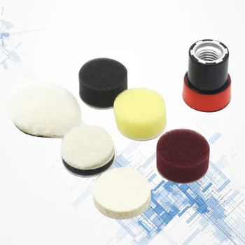 

1 Set Portable Practical 1.2 inch Durable Buffing Pad for Vehicle Car Automobile