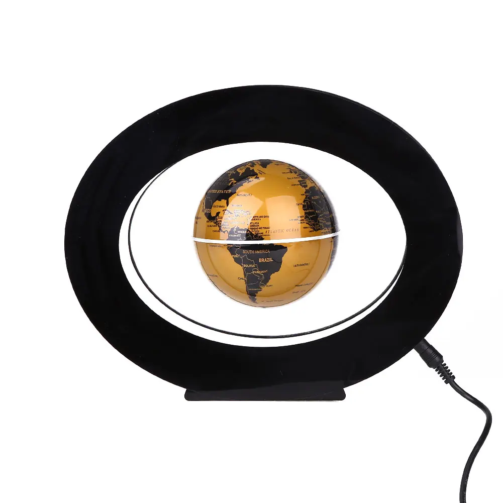 

LED Magnetic Levitation Floating Globe Lamp Decoration EU Plug 4 Inches