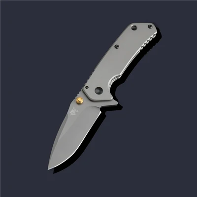 A2 SANRENMU 7056 EDC карманный складной нож с зажимом для ремня для экстренных ситуаций на открытом воздухе выживания кемпинга из нержавеющей стали - Цвет: A2