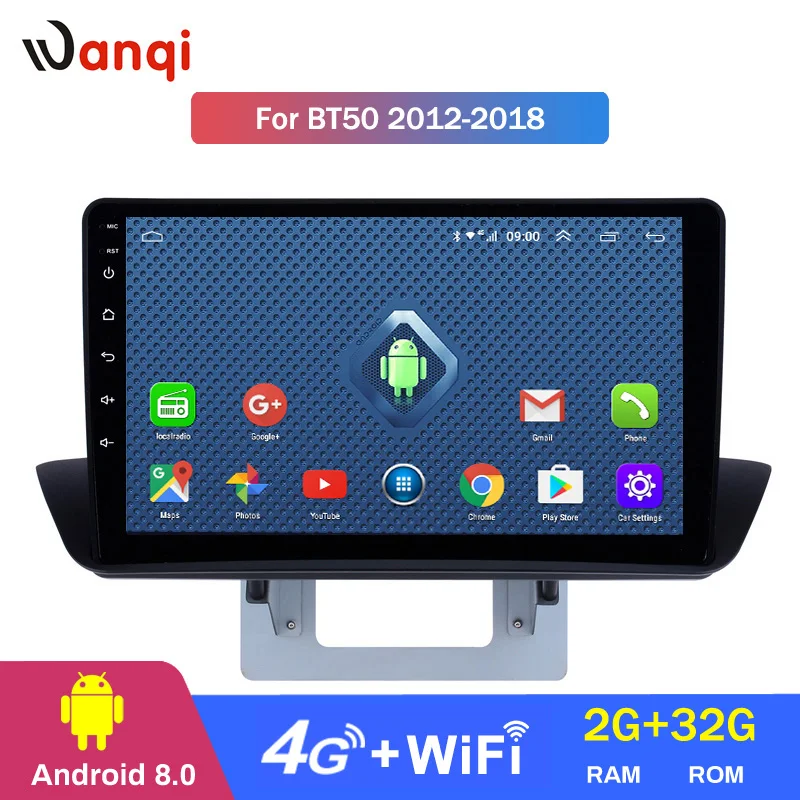 

4G Lte All Netcom 9 inch Android 8.0 GPS Navigation Stereo for 2012-2018 Mazda BT 50 BT-50 BT50 Overseas version