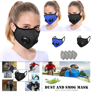 

Mascarilla Adult Face Mask Fashion Mouth Mask Filtros Pm2.5 Pollution Respirator Pm2.5 Black Masks Washable Mouth Caps Washable