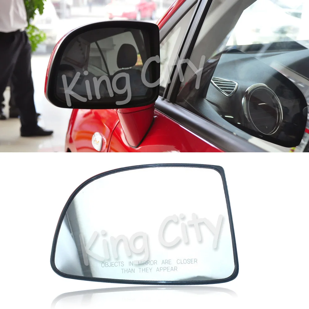 CAPQX для KIA CARENS 2007-2012 Белый с подогревом зеркало заднего вида Стекло Зеркало Заднего Вида Стекло Объектив