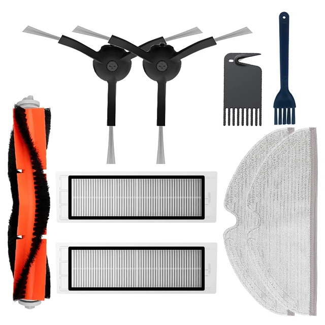 Enhanced Vacuum Cleaner Accessory Kit: HEPA Filter, Mop Cloth, Side/Main Brush