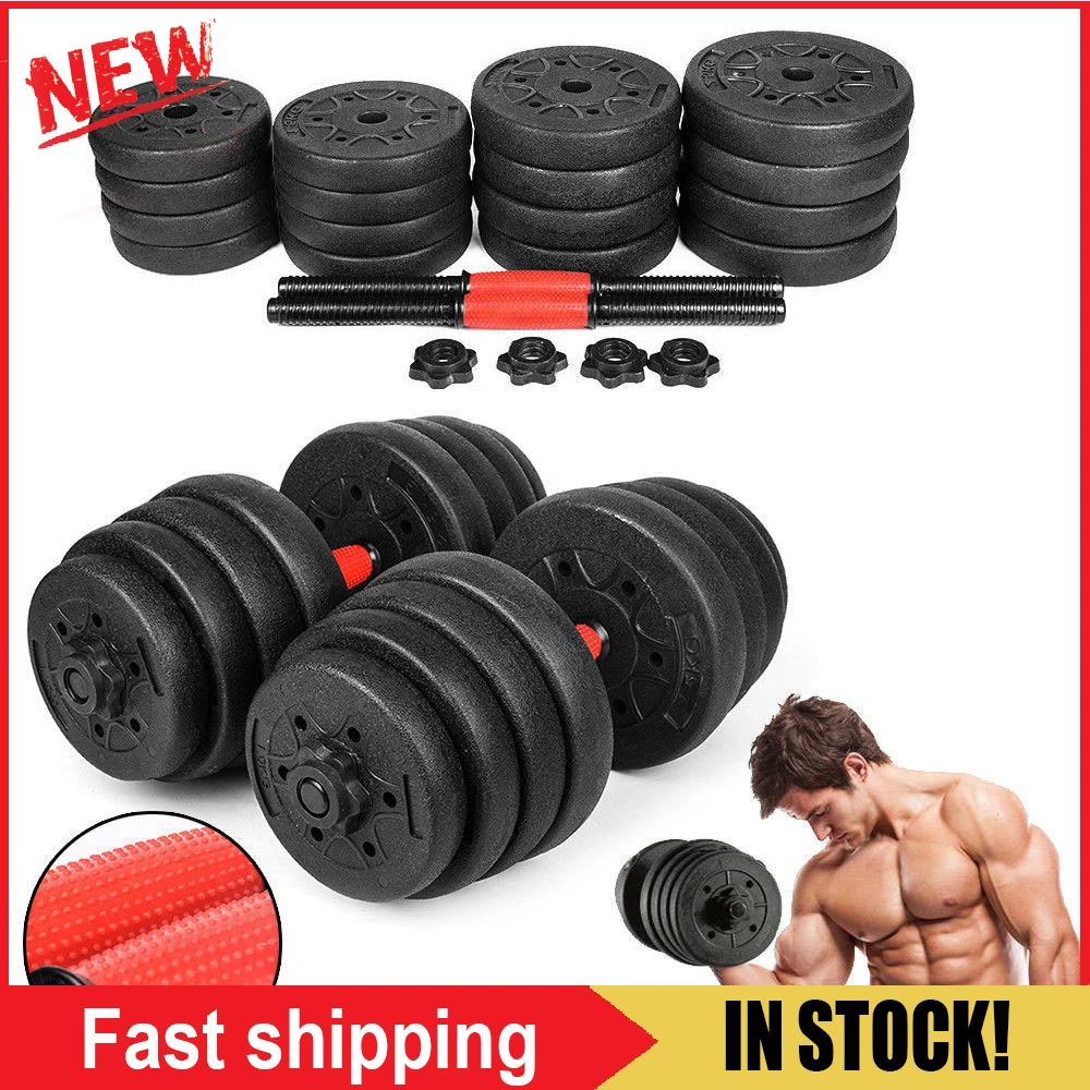 2pcs Weight Dumbbell Set Gym Barbell Plates Rubber Coated Dumbbells Strength Fitness Equipment 30kg Solid Dumbbell Weight Set Dumbbells Aliexpress