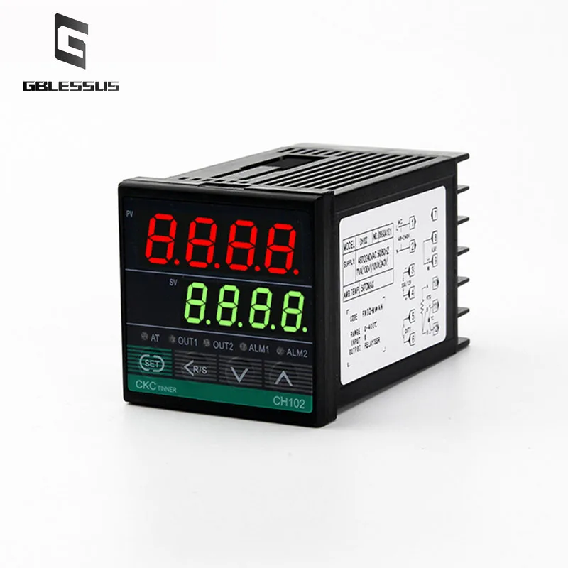 

Smart Thermostat CH402Temperature Instruments Input Electronic CH702 Height Number Dual Output Solid State Relay And Contactor