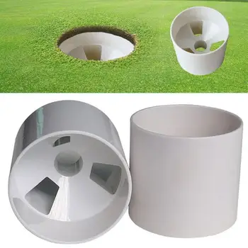 

Golf Hole Cup For Putting Green Standard ABS Plastic Accessory 3 Drain Training Holes White 1pc Design Socket Ball G4J9