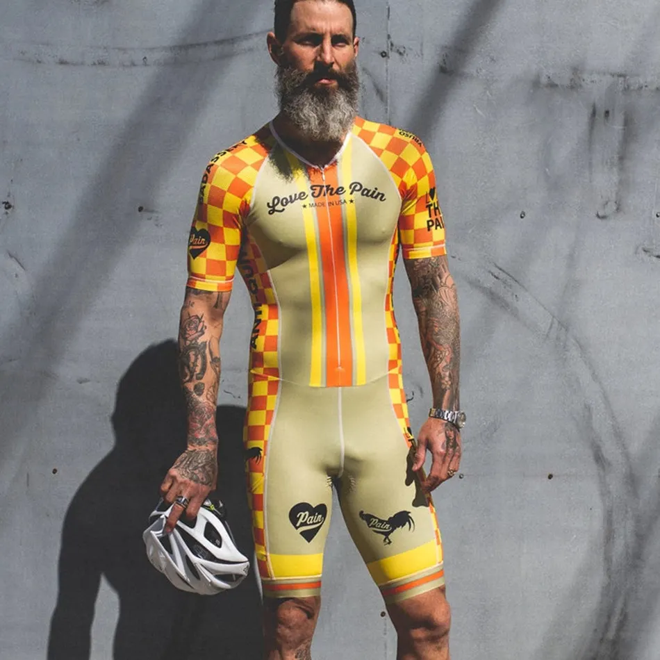 

Triathlon clothing men's tight suit bicycle team clothing cycling jumpsuit ropa ciclismo quick-drying suit bike racing apparel