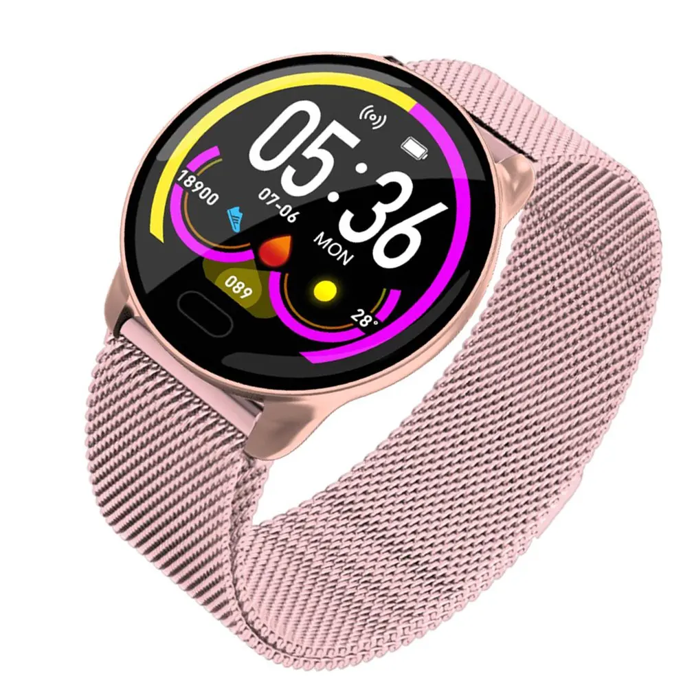 k9 full touch screen smart wristband heart rate monitoring smart