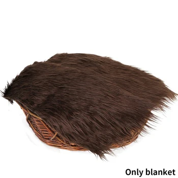 

Photography Props Reusable Mat Newborn Swaddling Artificial Fur Soft Background Outdoor Comfortable Baby Blanket Warm Wraps