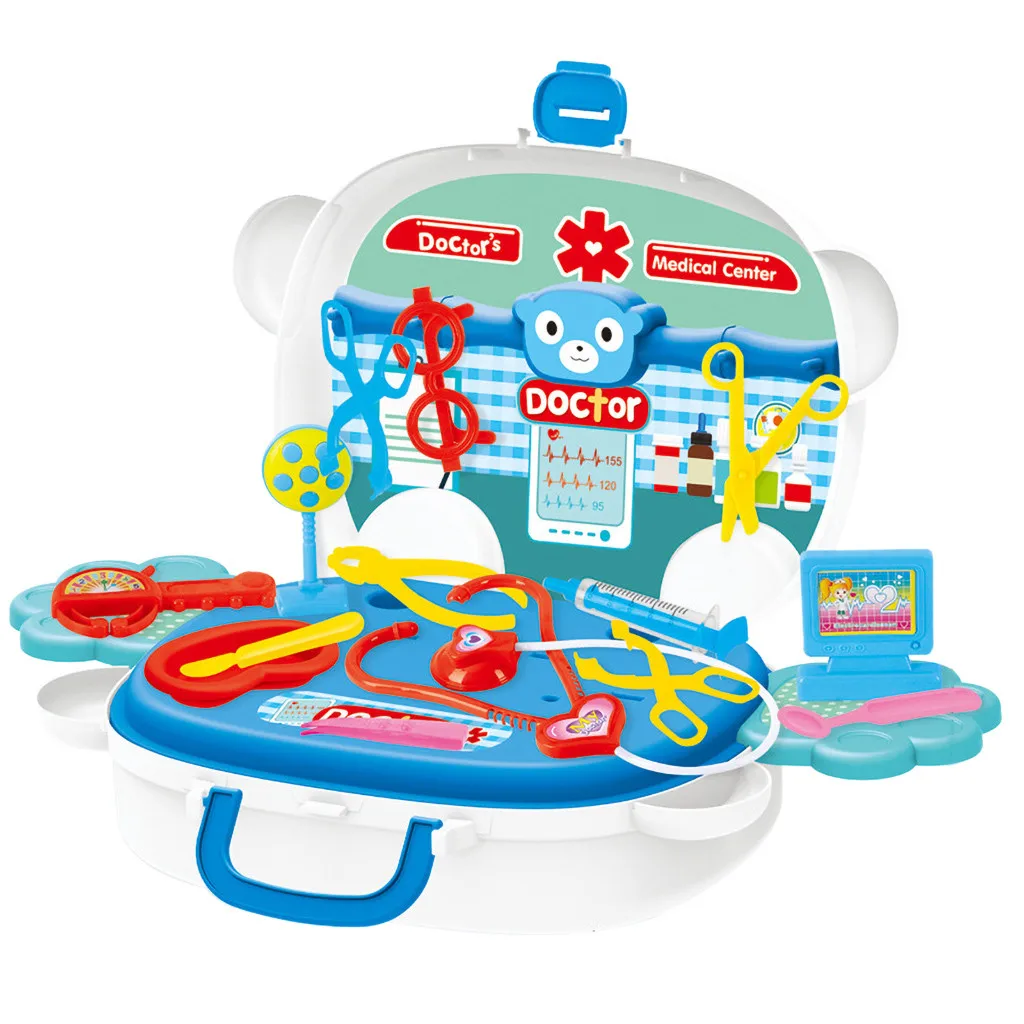 Детский игрушечный чемодан для ролевых игр в виде доктора, детский Подарочный Набор для игры в доктора, обучающие игрушки для ролевых игр