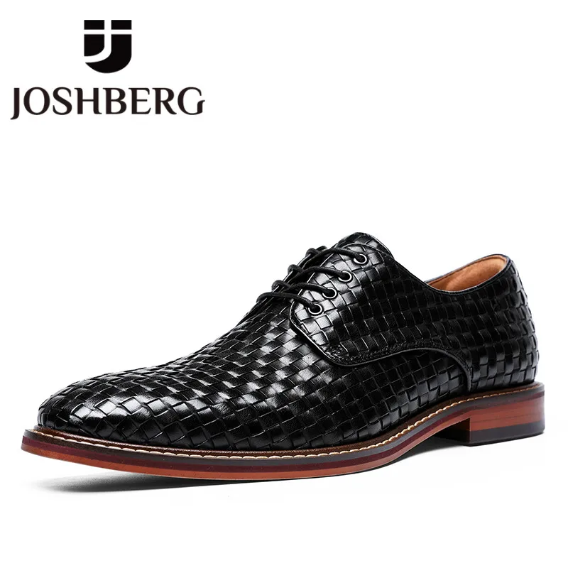 

JOSHBERG New Arrivals Mens Dress British Style Shoes Cow Leather Chic Suits Shoes Trendy Man Shoes Sapato Social Masculino