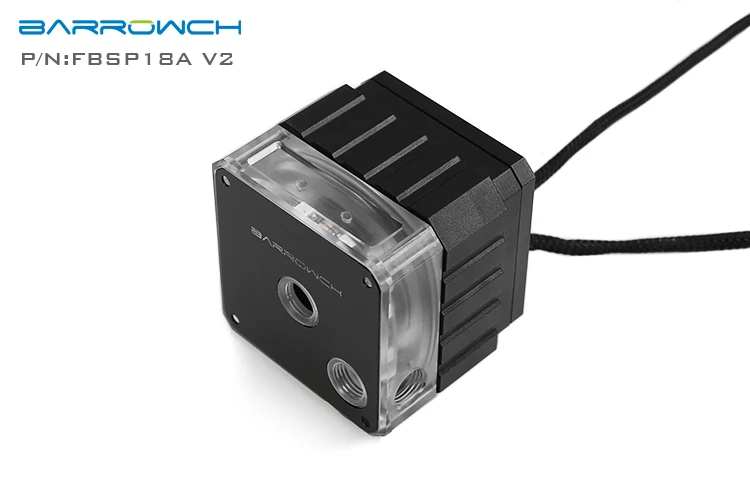 2.0 com Cobertura de Alumínio do Radiador Barrowch Bombas Lrc Estrutura Cercada Completa Fbsp18a-v2 18 w Pwm - Imagem 3