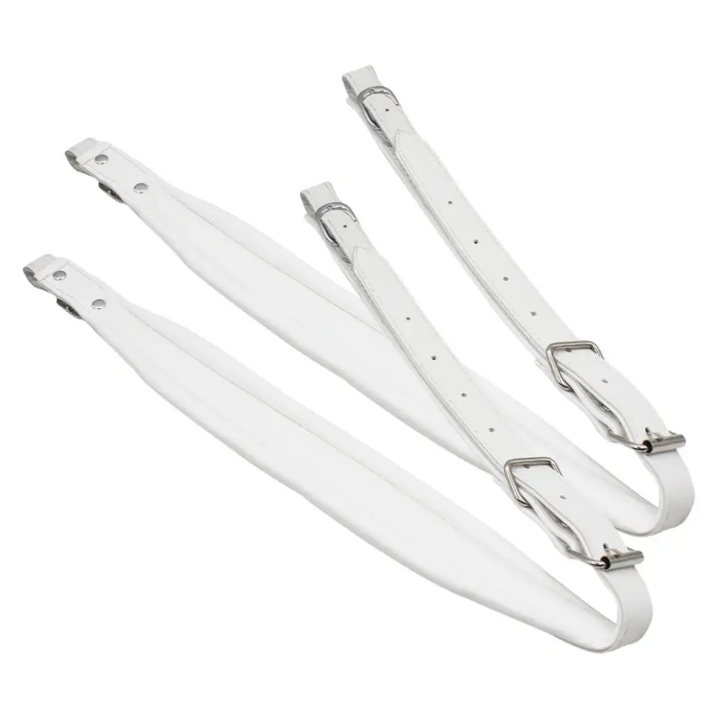 1 Pair Durable Replacement Accordion Straps With Buckle Set Belts 110cm
