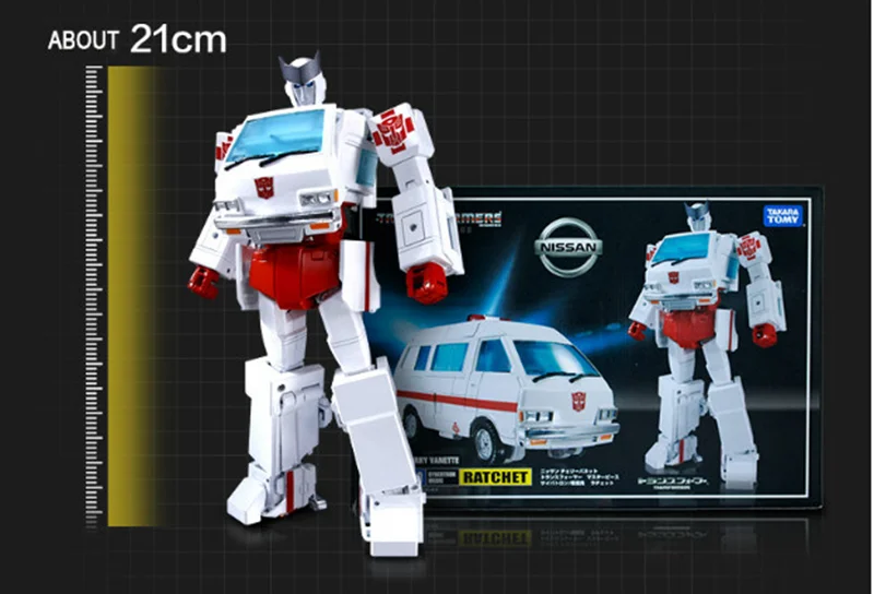 Transformers Takara Tomy Masterpiece MP-30 Ratchet Nissan Cherry Vanette Toy New Transformers Takara Tomy Masterpiece MP-30 Ratchet Nissan Cherry Vanette Toy New