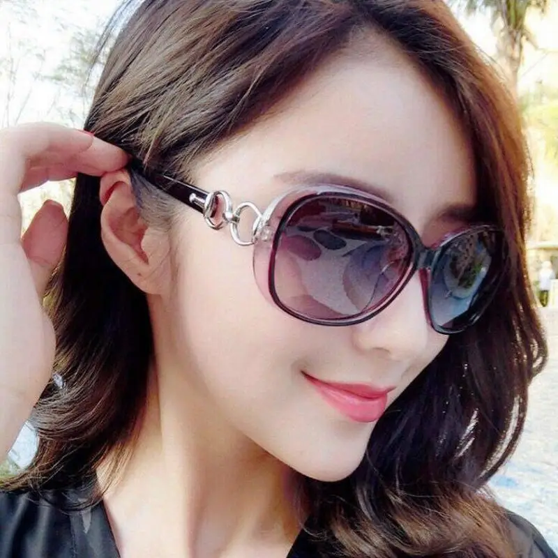Sunglasses Women's Spring and Summer Fashion Star Models Big Frame Frog Glasses Ladies Sun Eyes