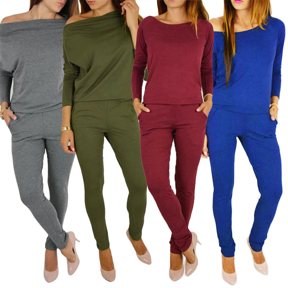 Soft Knitted Suits warm sweater suit Women's Twist knitting turtleneck sweater top and pants Loose Style tracksuit ropa