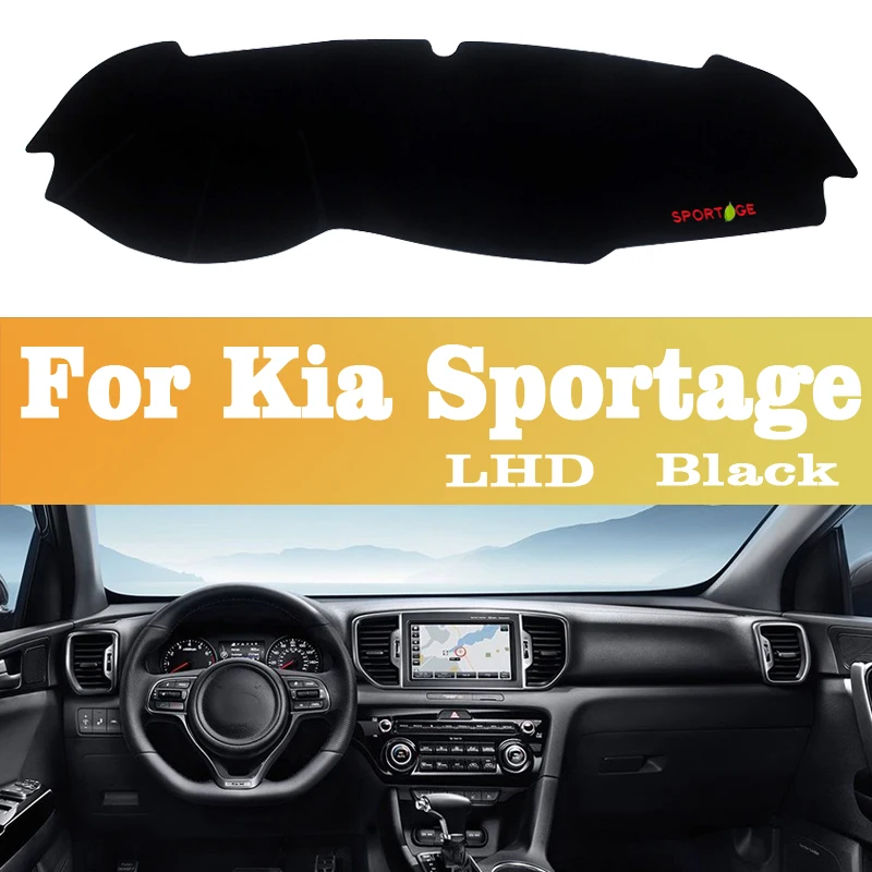 Car Center Console Dashboard Cover Trim Kit Sunshade - Anti-UV Non-Slip Mat Interior Accessory