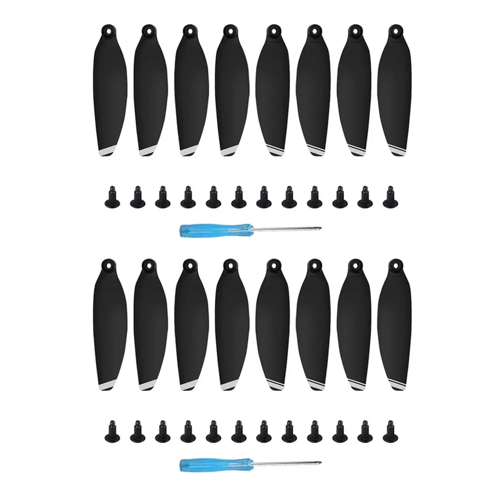 Мини-пропеллеры 4726 для Dji Mavic, мини-Дрон, тише, полёт, золотая, Серебряная линия, мощные складные, малошумные пропеллеры - Цвет: Silver edge 4 pair