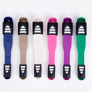 

1pcs Random Color Measuring Spoon Kitchen Supplies Double End Adjustable Plastic Measuring Spoon Dropshipping