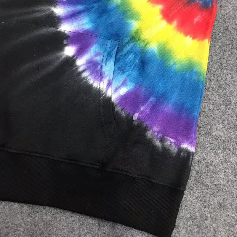 Travis Scott Europe tour Tie Dye Astroworld толстовка с капюшоном для женщин и мужчин высокое