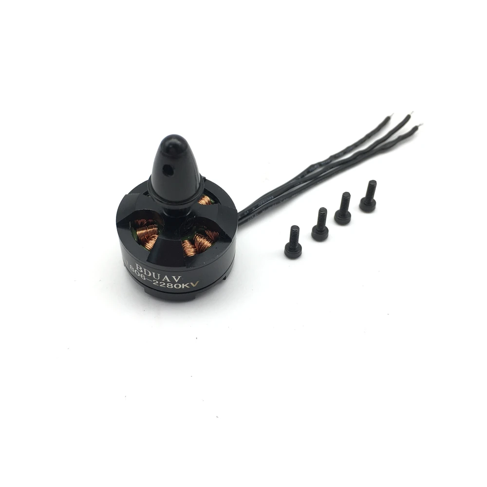 1 шт. 1806 2280KV по часовой стрелке CW CCW бесщеточный двигатель мини Мультикоптер для 250