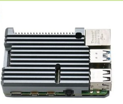 Последний Алюминиевый Чехол Raspberry Pi 4 с двойным охлаждающим вентилятором металлический корпус черный корпус для RPI 4 Модель B пять цветов