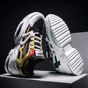 

2020 New Luxury Sport Running Mens Sneakers Fashion Male Leisure Shoes Microfiber Patch Color Man Casual Shoes Flat Canvas Shoes