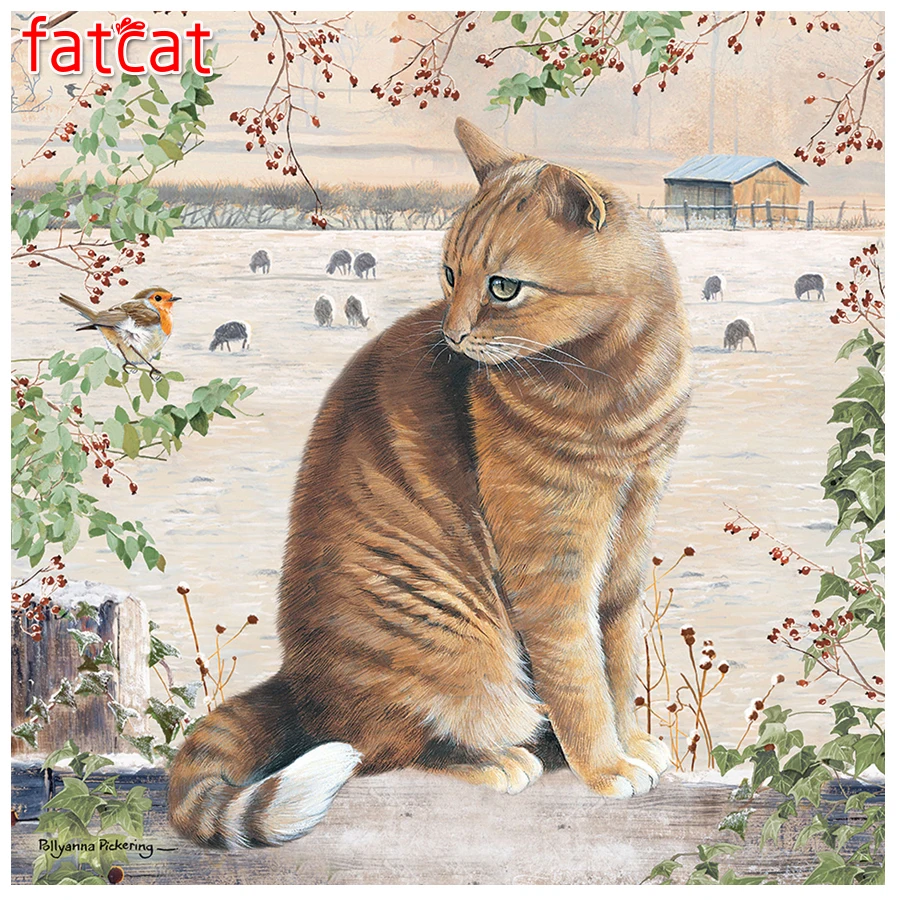 AE2084 Christmas Cat