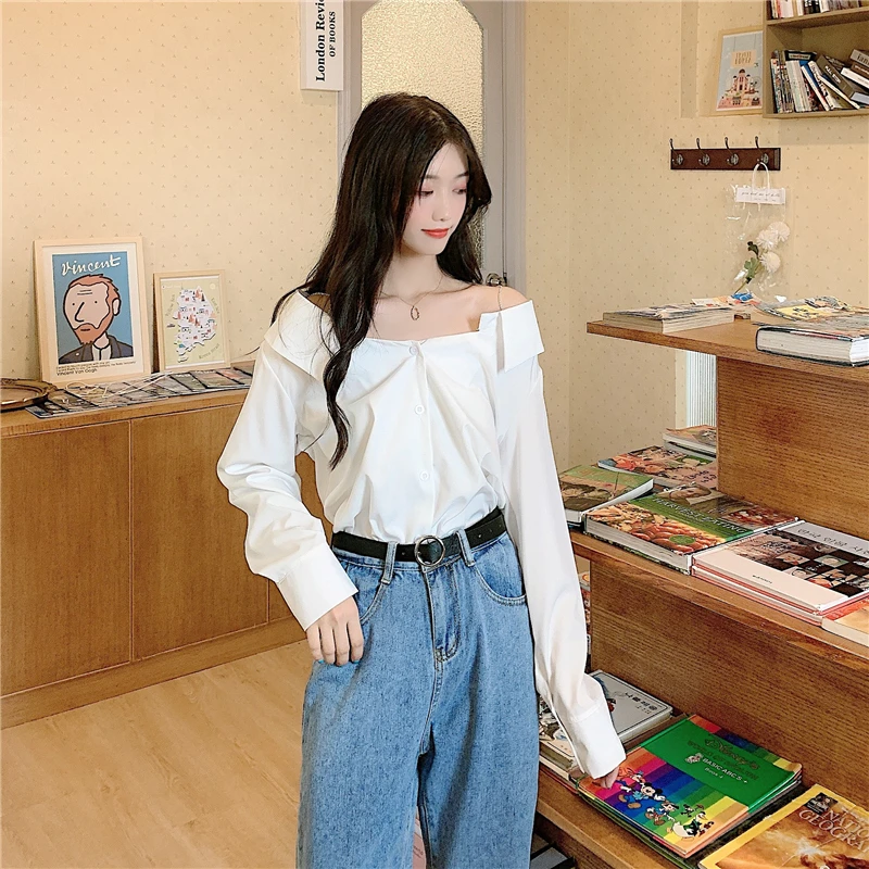 Femmes Solide Noir à Manches Longues Pull Haut Court à Capuche Coton Polaire Res