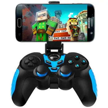

EastVita Wireless Bluetooth Gamepad with Clip Compatible For andriod Mobile Phones Game HandleTV PC