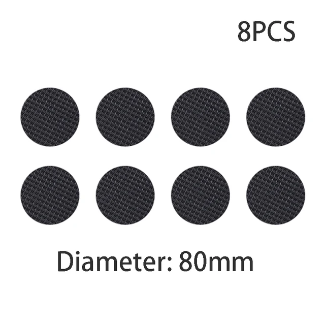Furniture Pads Floor Protectors Non Slip Anti-vibration Silicone Chair Table Legs Cover Feet Rug Mats Bumper Damper DIA 80mm