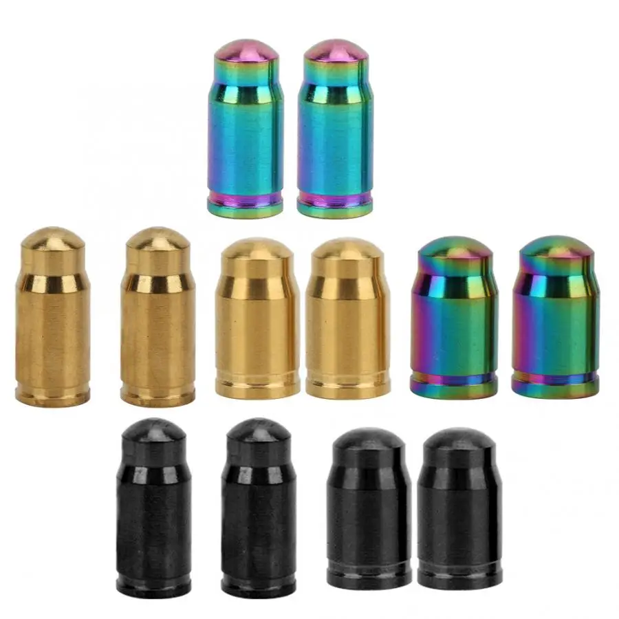 2 шт. велосипедный клапан крышка из титанового сплава Пылезащитный велосипед FV/AV