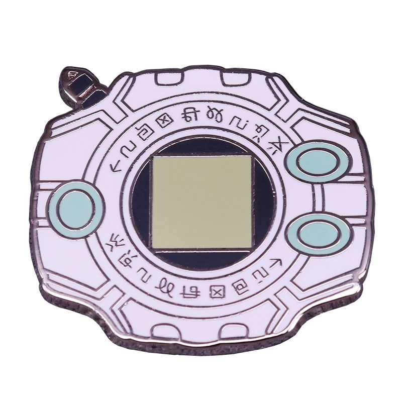 Digimon Adventure Digivice Lapel Pin digital gameplay Brooch goods frontier Badge nostalgia Gamers Gift | Украшения и аксессуары