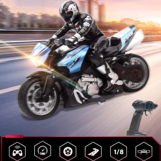 RC stunt motorcycl 2.4GHz 3D Rotation Flips drift stunt motorbike electric remote control Racing drift Car with flash light toys 2