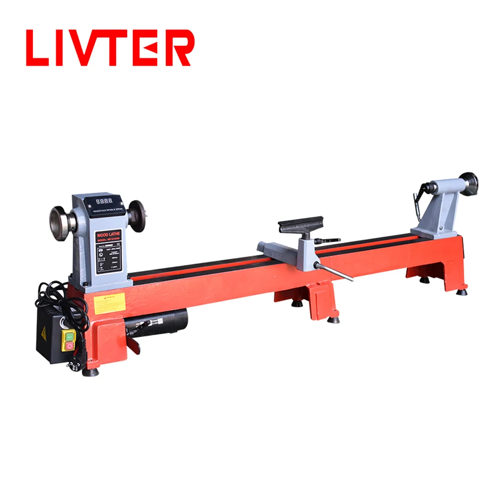 LIVTER Mini Variable Speed Bench Wood Turning Lathe Machine Home DIY Woodworking Beads Grinding Polishing Rotary Tool | Инструменты