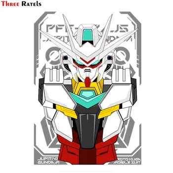 

Three Ratels FC469 jupitive gundam cartoon 3D Stickers for car anime motorcycle decal