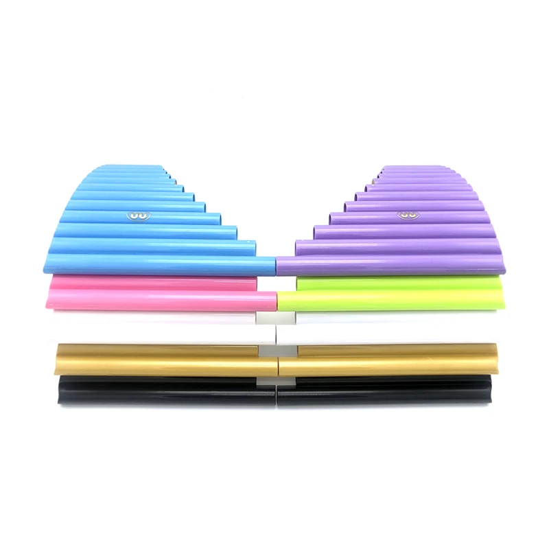 Hot Sell 22 Pipes ABS plastic Panpipes G Key Pan Pipes Handmade Folk Musical Instruments Pan Flute Right/Left Hand Flutes