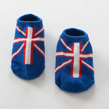 

New flag baby boat sock boys girls sports socks cotton sneaker socks