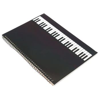 

50 Pages piano Manuscript Paper Stave Notation Notebook Spiral Bound