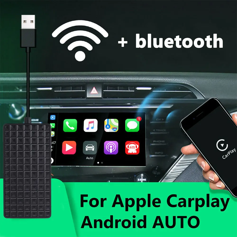 

Car Navigation With The Same Screen Carpaly Module Mobile Phone Interconnection Bluetooth Wireless Connection For Android IPHONE