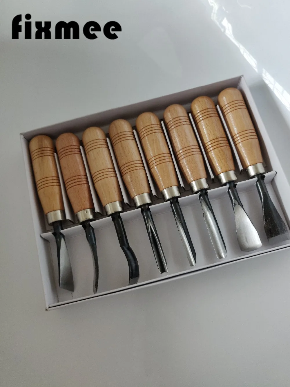 

8 Pcs Hand Wood Carving Chisel Knife Chip Detail Carpentry Woodworking Tools