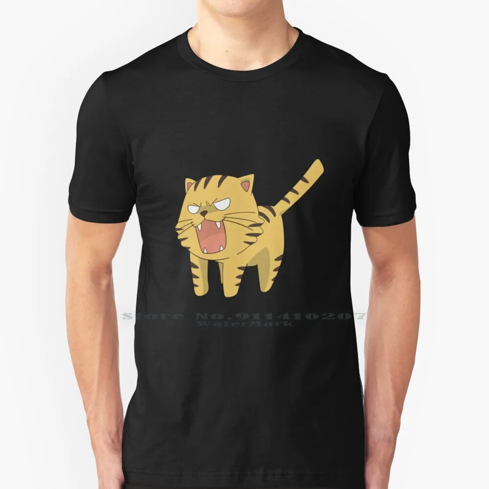 Palm - Top Tiger T Shirt 100% Puro Cotone Toradora 4 Palmtop Tiger