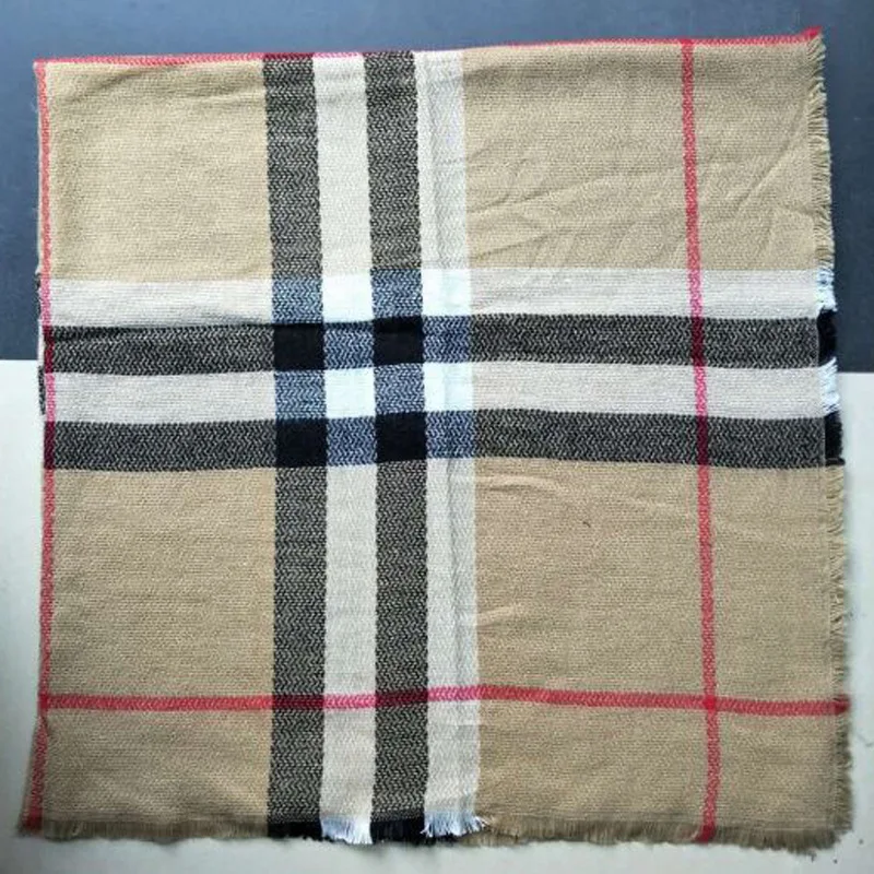 Классический сетчатый шарф женские кисточки имитация кашемира утолщение согревает полосатая шаль платок