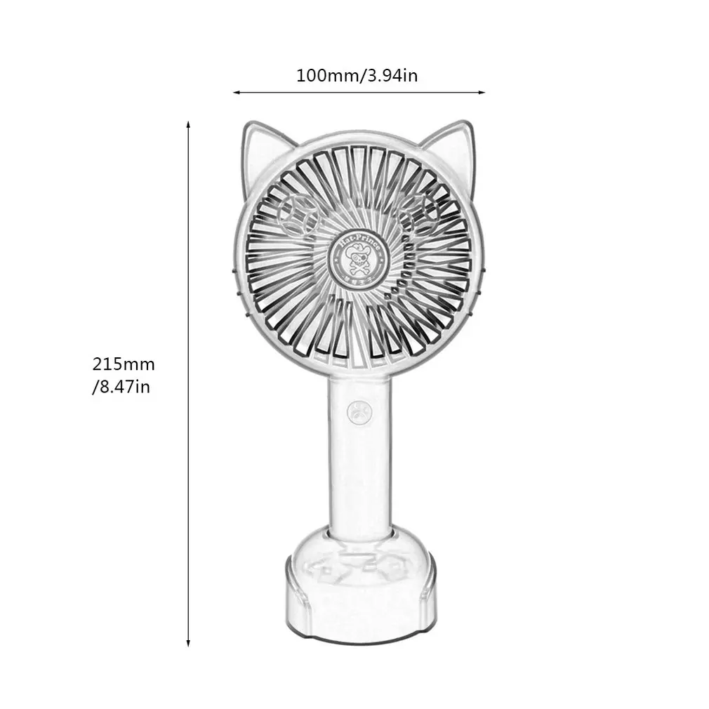 Портативный Перезаряжаемый мини-вентилятор для дома и офиса, Электрический персональный кондиционер, вентилятор, кулер, Прямая поставка