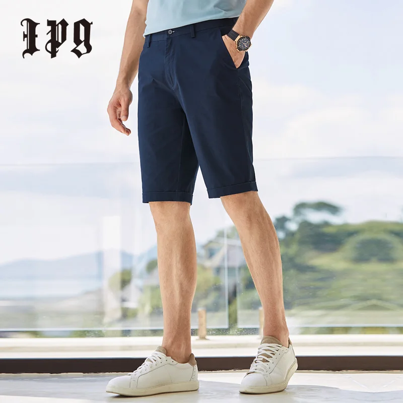 Ipg 2020 New Shorts Men Fashion Knee Length Casual Male Slim Multi Color Clothing Men's Cotton Solid Short Pants Calcao Big Size Ipg 2020 New Shorts Men Fashion Knee Length Casual Male Slim Multi Color Clothing Men's Cotton Solid Short Pants Calcao Big Size