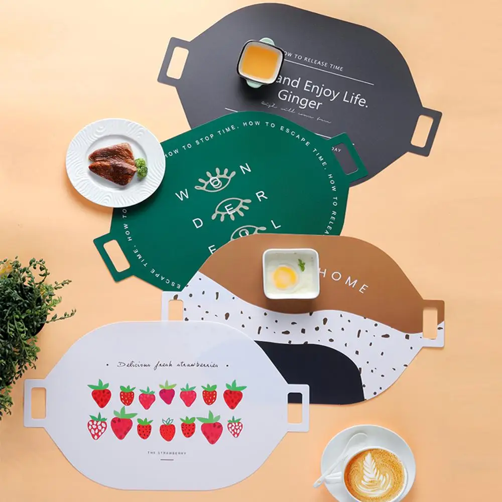 Placemat Waterproof, Oilproof and Easy to Clean Mat Nordic Wind