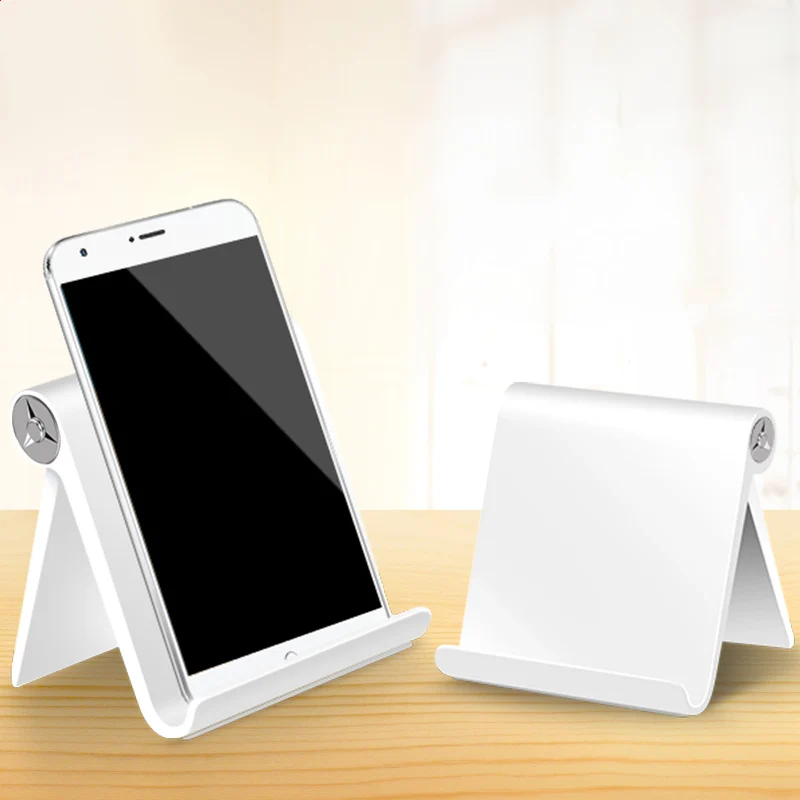 

High Quality Mobile Phone Desktop Folding Bracket Support Tablet Computer Triangle Desktop Bracket Home Decorations Shelf