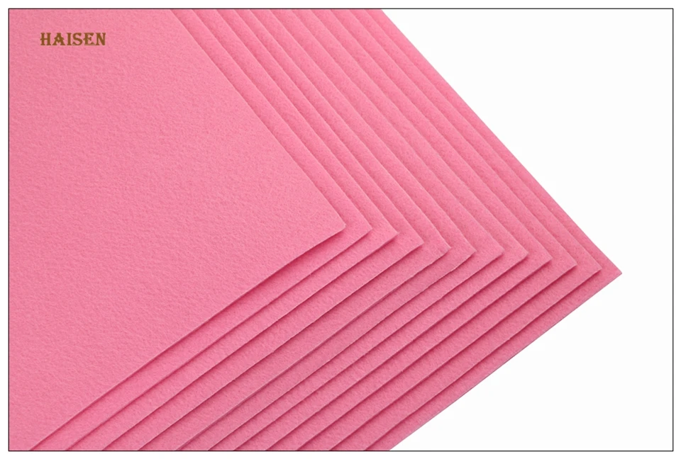 Description Picture 6 of item3mm Thick Felt 12pcs/Lot Non Woven Fabric Polyester Cloth For Sewing Quilting DIY Home Decoration Pattern Crafts Material30*30cm